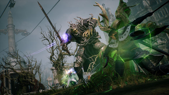 Throne and Liberty — monster fight, official screenshot